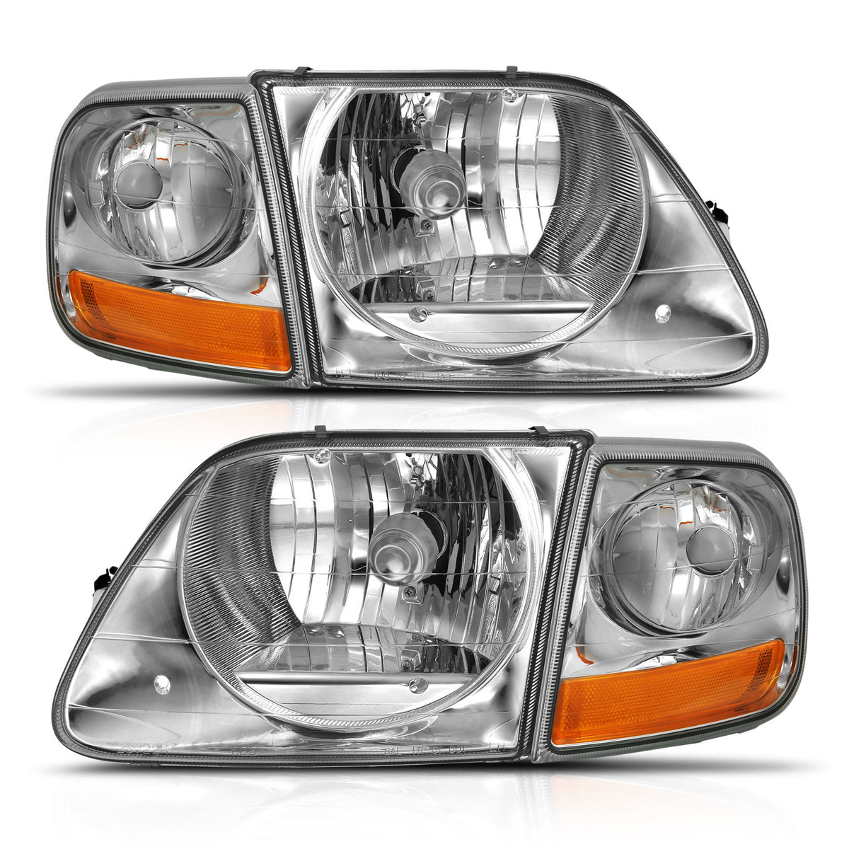 Crystal Headlight G2 Clear With Parking Light Ford F-150 1997-2003 AnzoUSA