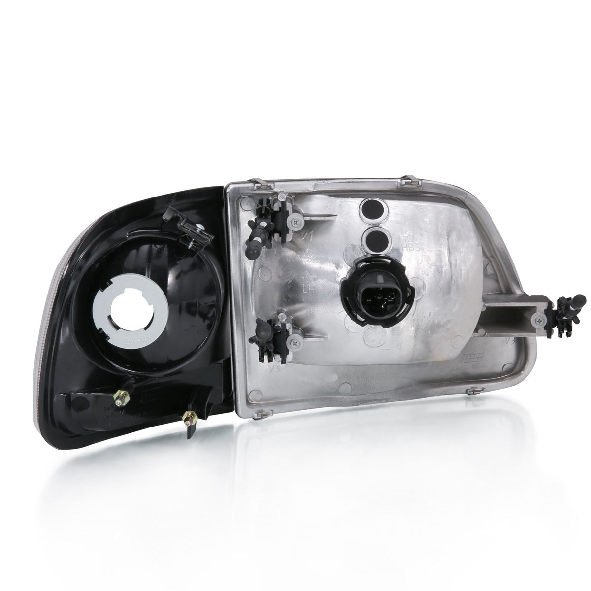 Crystal Headlight G2 Clear With Parking Light Ford F-150 1997-2003 AnzoUSA-1