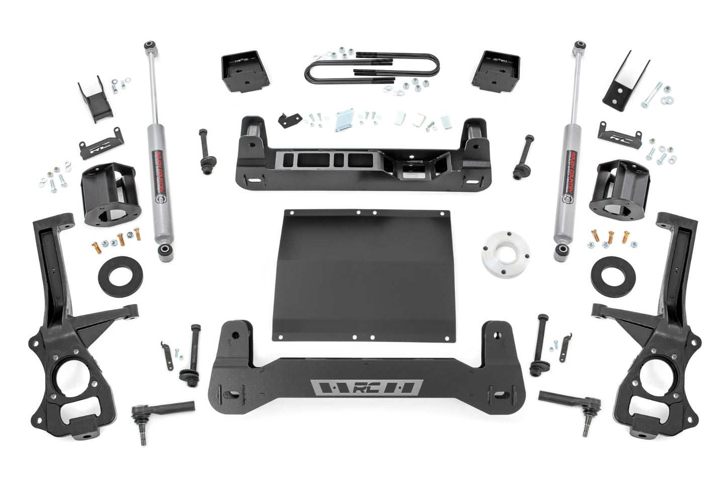6 Inch Lift Kit Mono Leaf Rear Diesel Chevy Silverado 1500 2WD (25-26) Rough Country