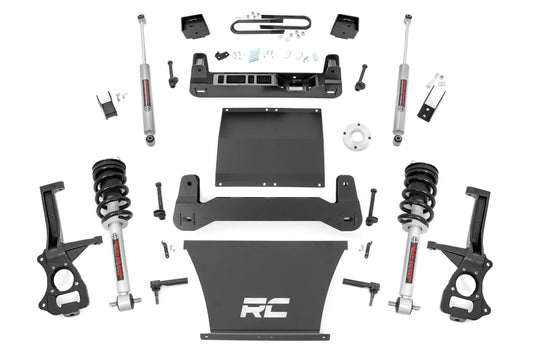 6 Inch Lift Kit Mono Leaf Rear N3 Struts Chevy Silverado 1500 2WD (25-26) Rough Country