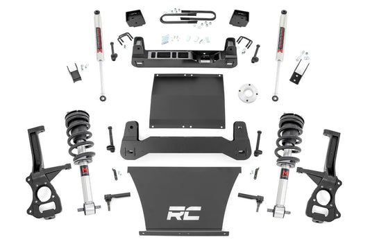 6 Inch Lift Kit Mono Leaf Rear M1 Struts/M1 Chevy Silverado 1500 2WD (25-26) Rough Country