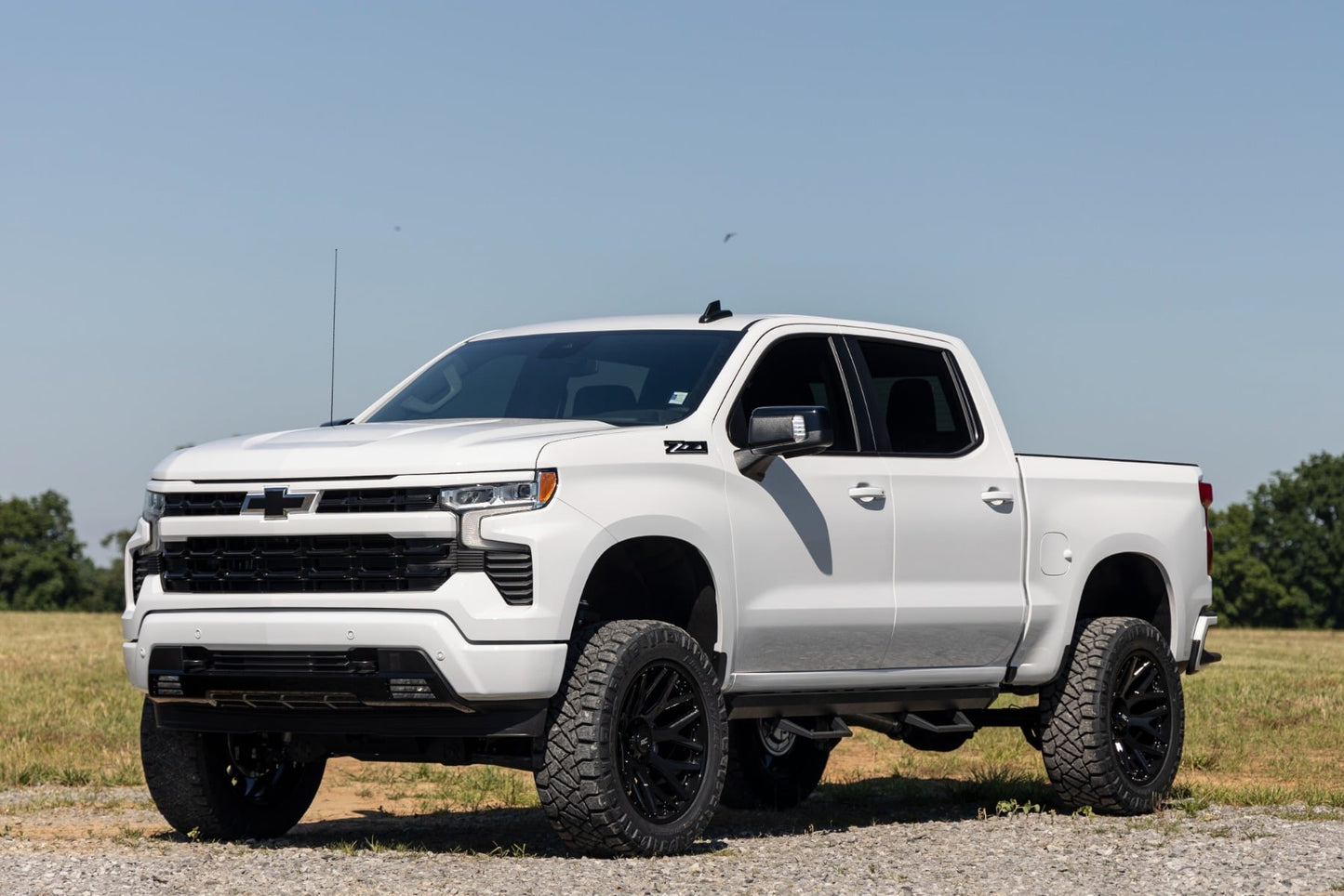 6 Inch Lift Kit Mono Leaf Rear M1 Struts/M1 Chevy Silverado 1500 2WD (25-26) Rough Country-1