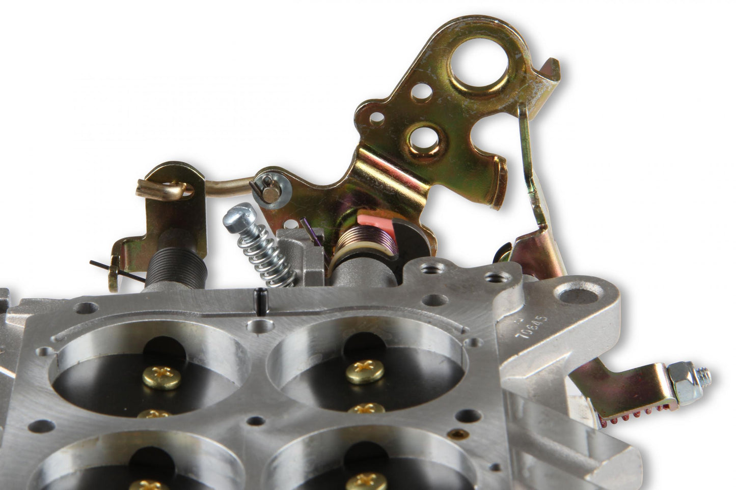 Throttle BODY Kit Carburetor Base Plate Assembly for 4150 Series 650 CFM Double Pumper Holley-6