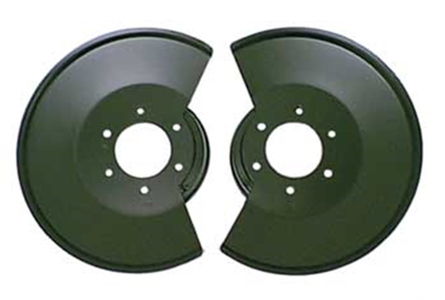 Disc Brake Dust Shield Front w/2-Bolt Caliper Black Pair 78-86 CJ5, CJ7 And CJ8 Scrambler OMIX