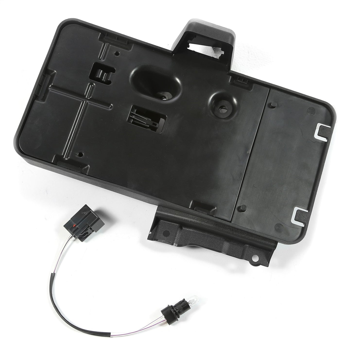 License Plate Bracket Rear Black Plastic 2007-2018 Jeep Wrangler JK OMIX