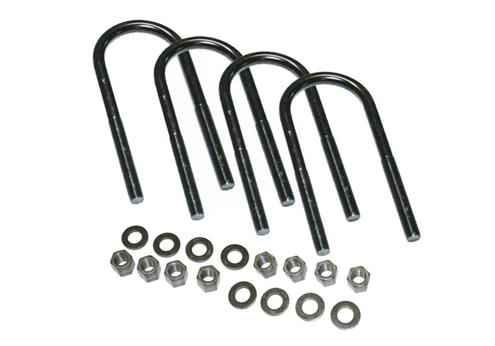 U-Bolt 4 Pack 5/8 x 3 3/8 x 10 Round with Hardware Superlift