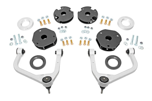 Rough Country 3.5 Inch GM Suspension Lift Kit w/Forged Upper Control Arms 2021 Tahoe/Suburban Rough Country