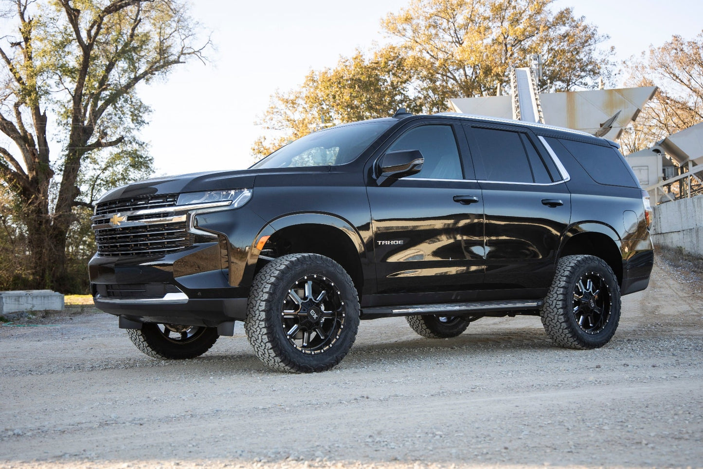 3.5 Inch Lift Kit N3 Struts Red Chevy/GMC SUV 1500 4WD (2021-2026) Rough Country-5