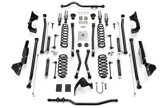 07-18 Wrangler JK 4 Door 4 Inch Alpine CT4 Prerunner Long Arm Suspension System No Shocks TeraFlex
