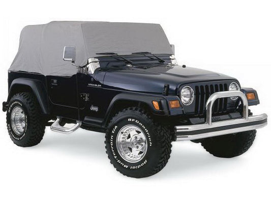 Water Proof Cab Cover with Door Flaps for 1976-86 Jeep CJ7, Grey Rampage