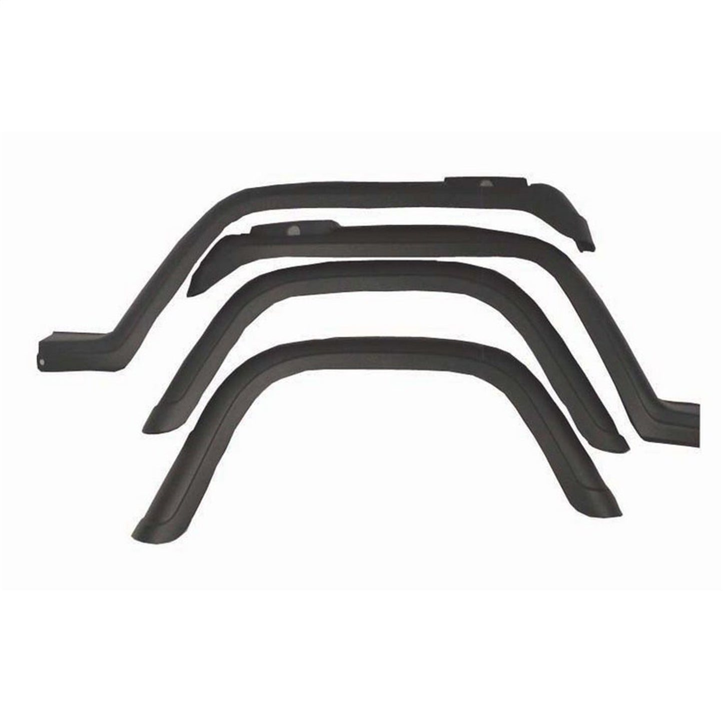 Fender Flare Kit Front And Rear 4 Piece Includes Hardware 1987-1995 Jeep Wrangler OMIX