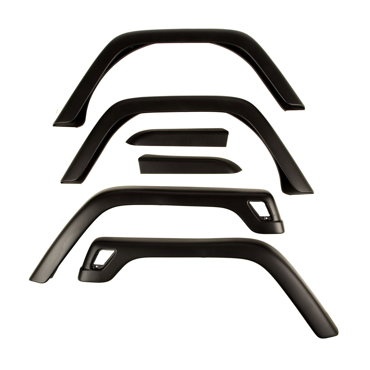 Fender Flare Kit Front And Rear 6 Piece Hardware Sold Separately 1997-2006 Jeep Wrangler TJ And 2004-2006 Wrangler Unlimited Lj OMIX