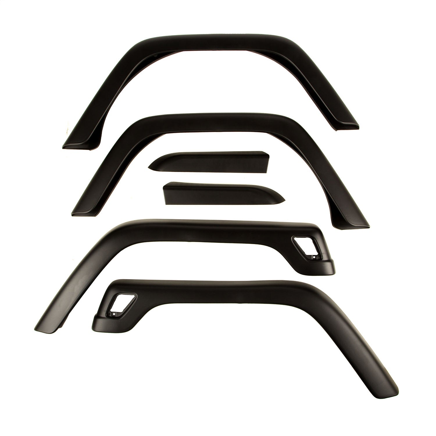 Fender Flare Kit Front And Rear 6 Piece Hardware Sold Separately 1997-2006 Jeep Wrangler TJ And 2004-2006 Wrangler Unlimited Lj OMIX