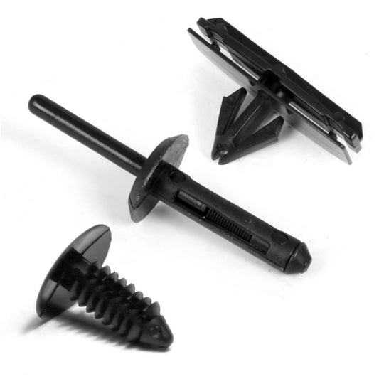 Fender Flare Hardware Kit Includes 22 Plastic Fender Flare Push Retainers 24 Fender Flare Blind Rivets 34 T-Style Fender Flare Rocker Clips 07-Present Jeep Wrangler JK OMIX