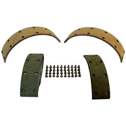 Brake Lining Set for Select 41-68 Vintage Jeep MB CJS, M38, M38-A1 w/ 9 Inch Brakes Crown Automotive-2