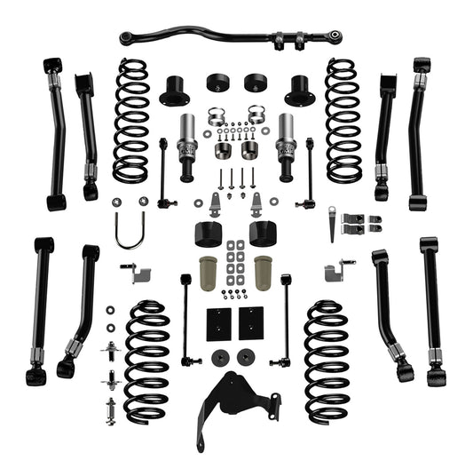 07-18 Wrangler JK 2 Door 3 Inch Alpine CT3 Outback Overland Short Arm Suspension System No Shocks TeraFlex