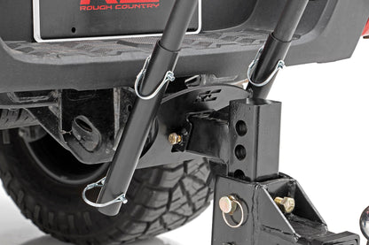 Flag Pole Holder Dual 2 Inch Hitch w/ Flag Poles Rough Country-2