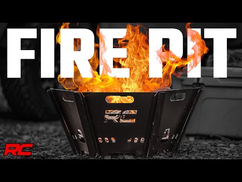 Overland Collapsible Fire Pit w/Carry Bag Rough Country-3