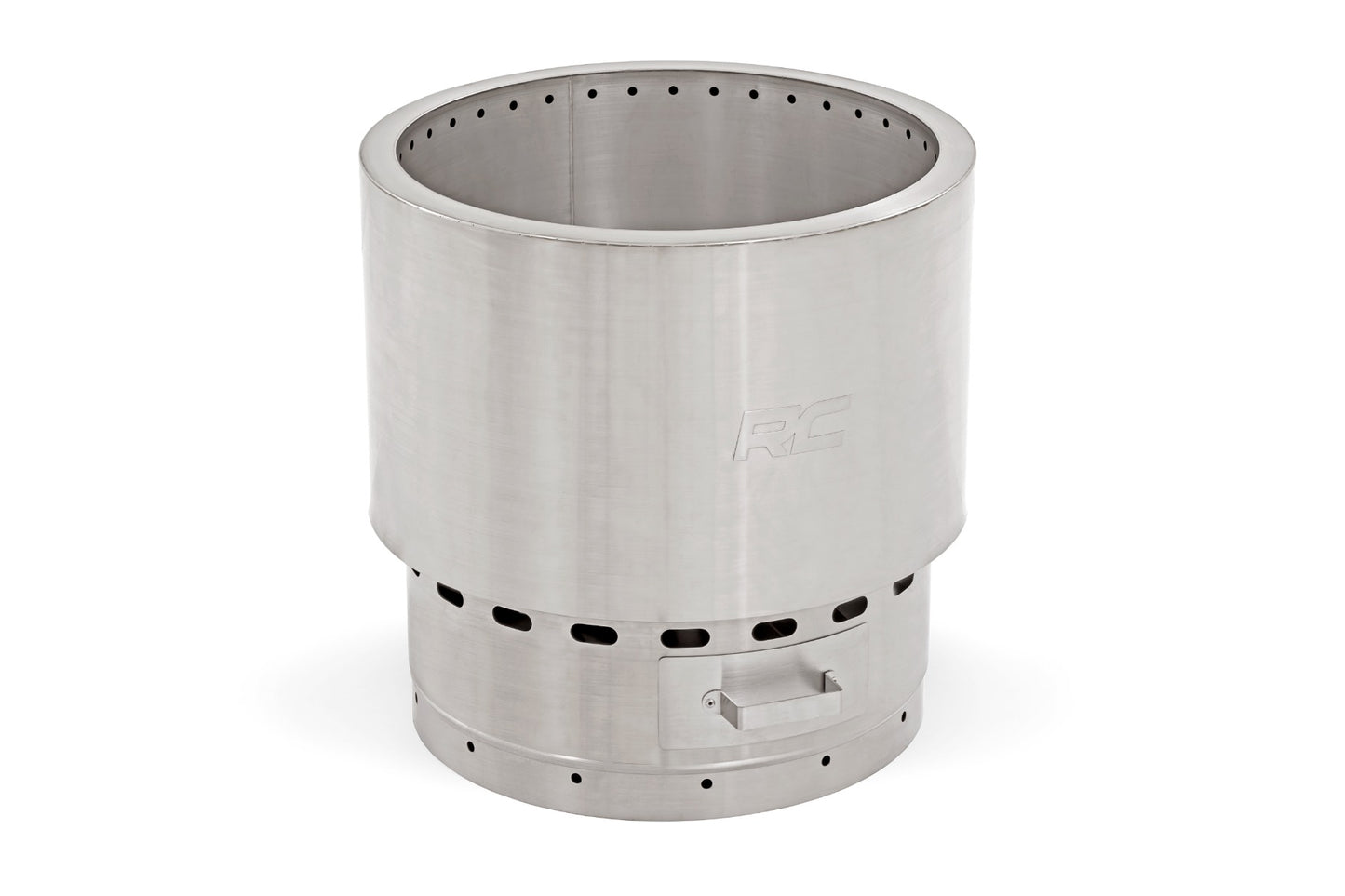 Fire Pit Stainless Steel With Carry Bag Rough Country-2