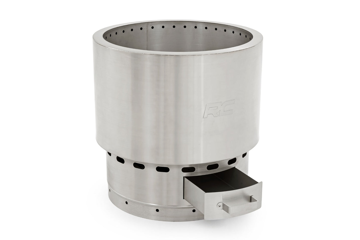 Fire Pit Stainless Steel With Carry Bag Rough Country-3