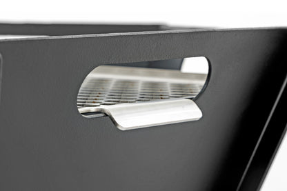 Overland Collapsible Fire Pit Stainless Steel Grill Grate Rough Country-1