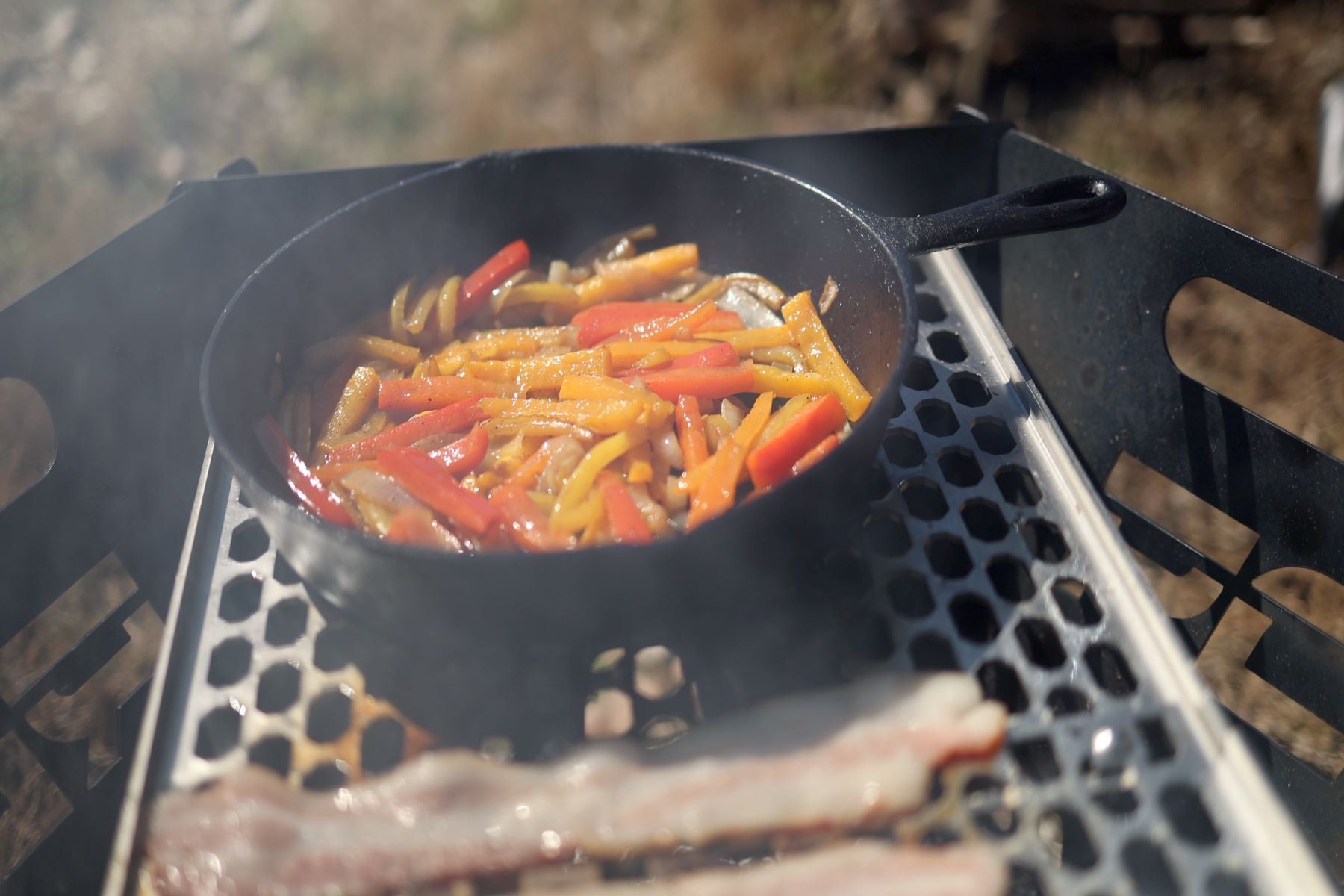 Rough Country Overland Collapsible Fire Pit Stainless Steel Grill Grate Rough Country