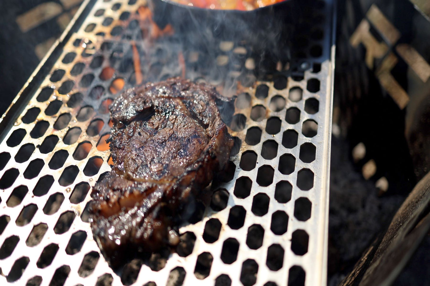 Rough Country Overland Collapsible Fire Pit Stainless Steel Grill Grate Rough Country