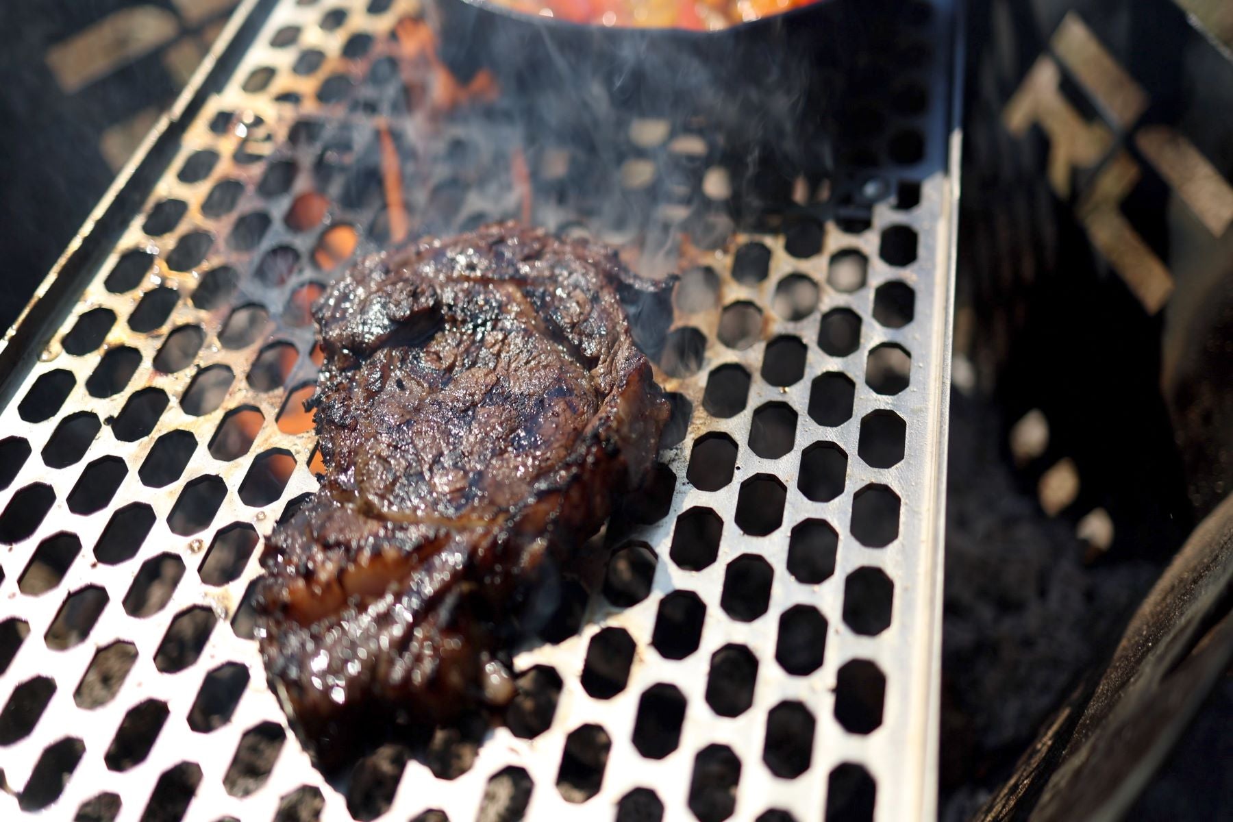 Rough Country Overland Collapsible Fire Pit Stainless Steel Grill Grate Rough Country