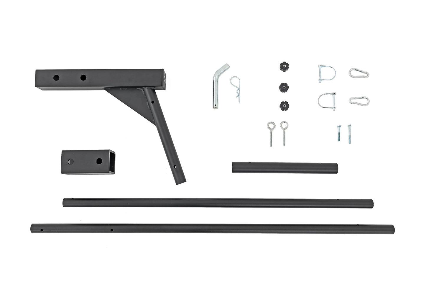 Flag Pole Holder Single 2 & 2.5 Inch Inch Hitch w/ Flag Pole Rough Country-3