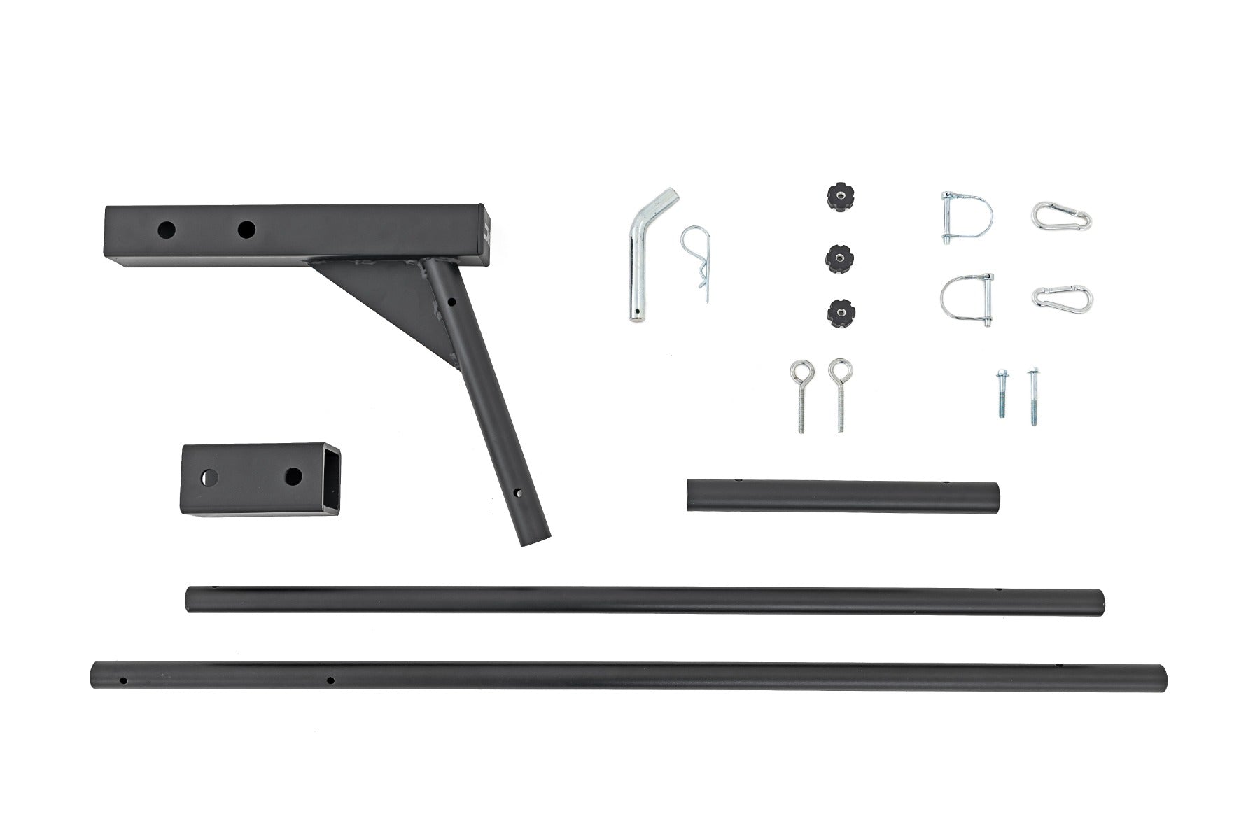 Flag Pole Holder Single 2 & 2.5 Inch Inch Hitch w/ Flag Pole Rough Country-3
