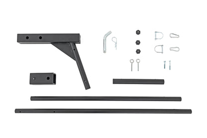Flag Pole Holder Single 2 & 2.5 Inch Inch Hitch w/ Flag Pole Rough Country-3