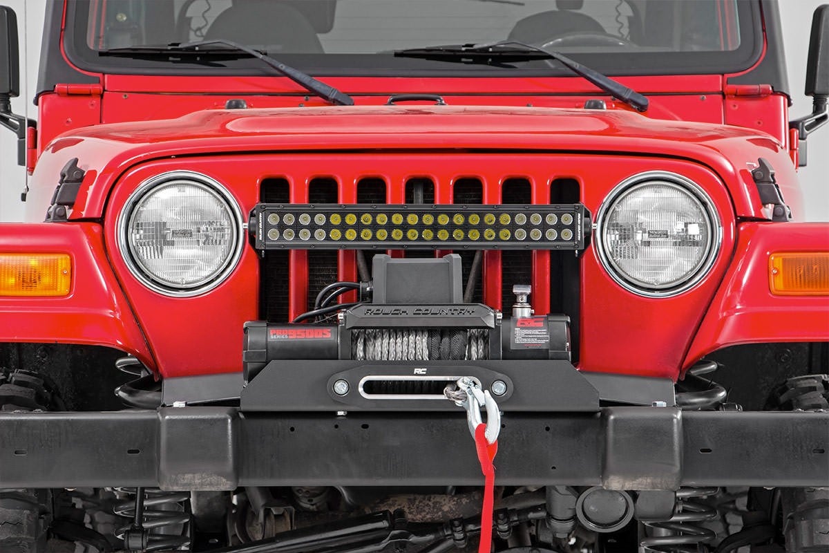 Winch Mounting Plate Jeep Wrangler TJ (97-06)/Wrangler Unlimited (04-06) Rough Country-2