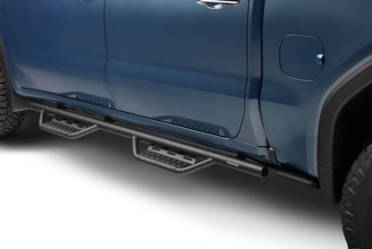 Nerf Step RS Bar Cab Length (2 Steps per Side) 2019 (New Body Style)-2025 Chevy Silverado/GMC Sierra 1500/2020-2025 2500 HD/3500 HD Crew Cab Textured Black NFab-3
