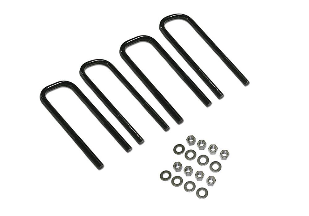 U-Bolt 4 Pack 9/16 x 3 x 11.5 Large Radius with Hardware Superlift