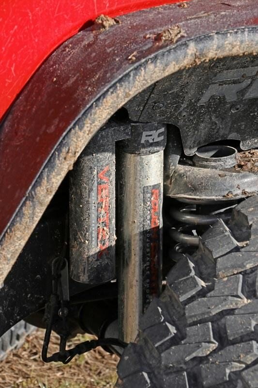 Rough Country Jeep Front Inner Fenders Vertex Shocks 07-18 Wrangler JK Rough Country