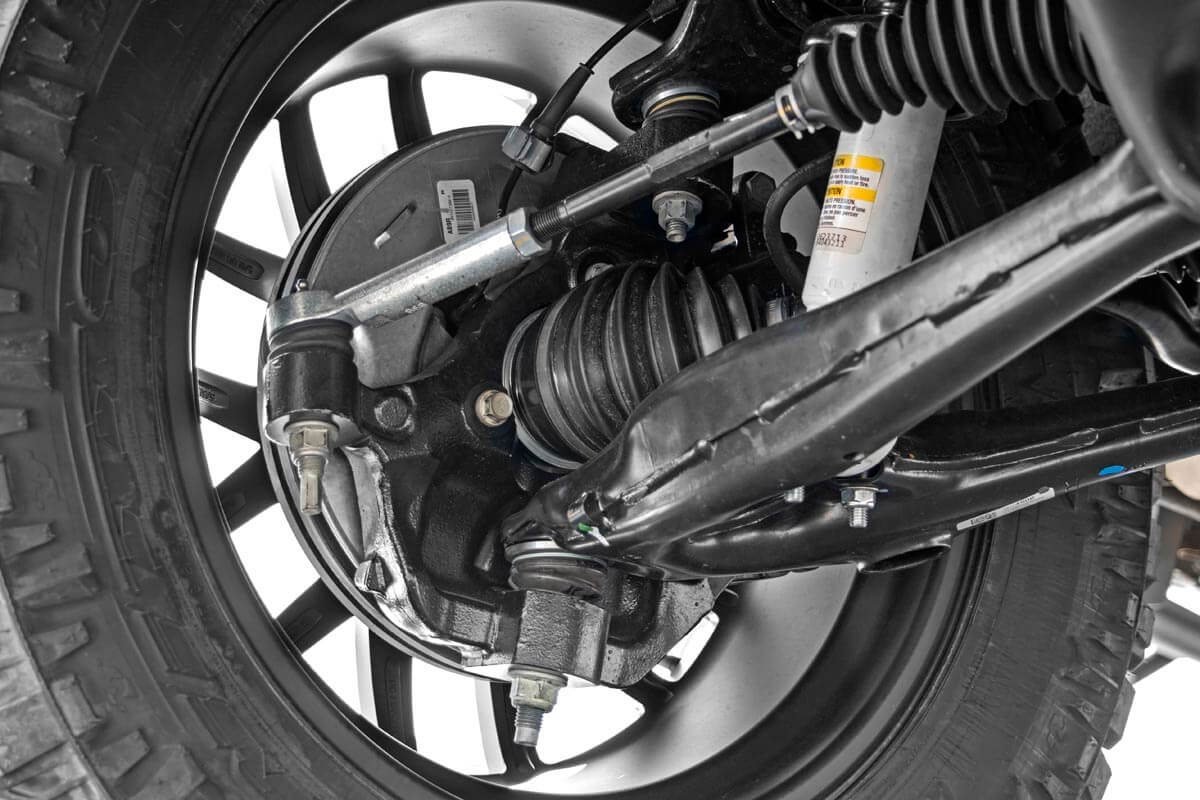 3.5 Inch Suspension Lift Knuckle Kit w/V2 Monotube 07-13 Silverado/Sierra 1500 4WD Cast Steel Rough Country-1