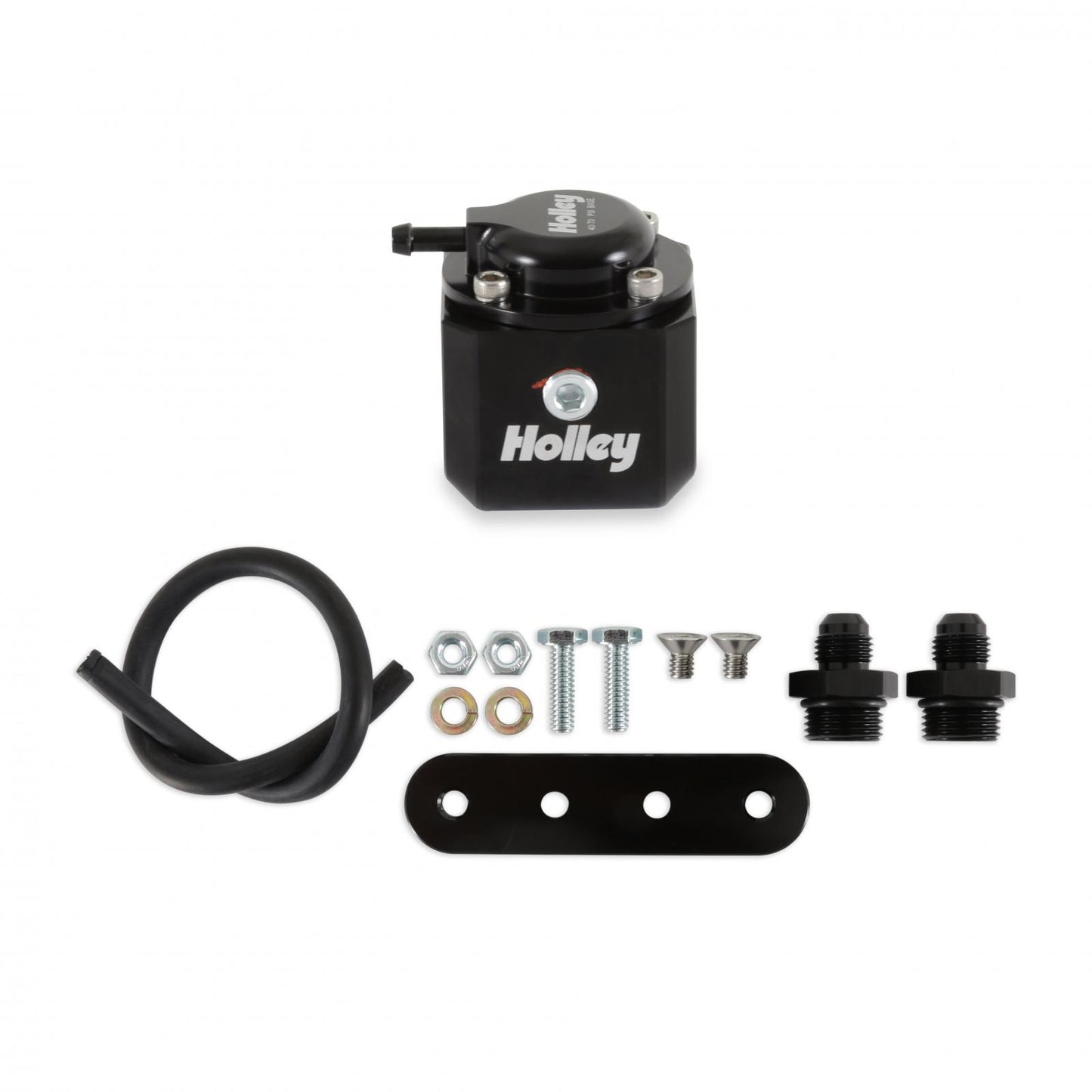 IN-LINE FUEL PULSE Damper FUEL PULSE Damper, 8AN, Standard RANGE 40-70 PSI Holley