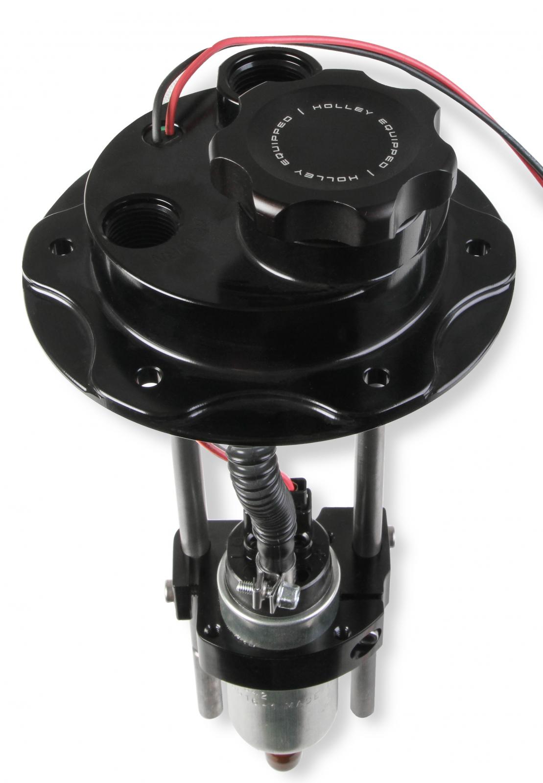 Fuel Cell EFI Pump Module Assembly 6-Bolt Flange 255 LPH Drop-In EFI Holley-1