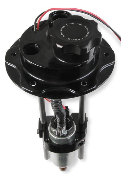 Fuel Cell EFI Pump Module Assembly 6-Bolt Flange 255 LPH Drop-In EFI Holley-1