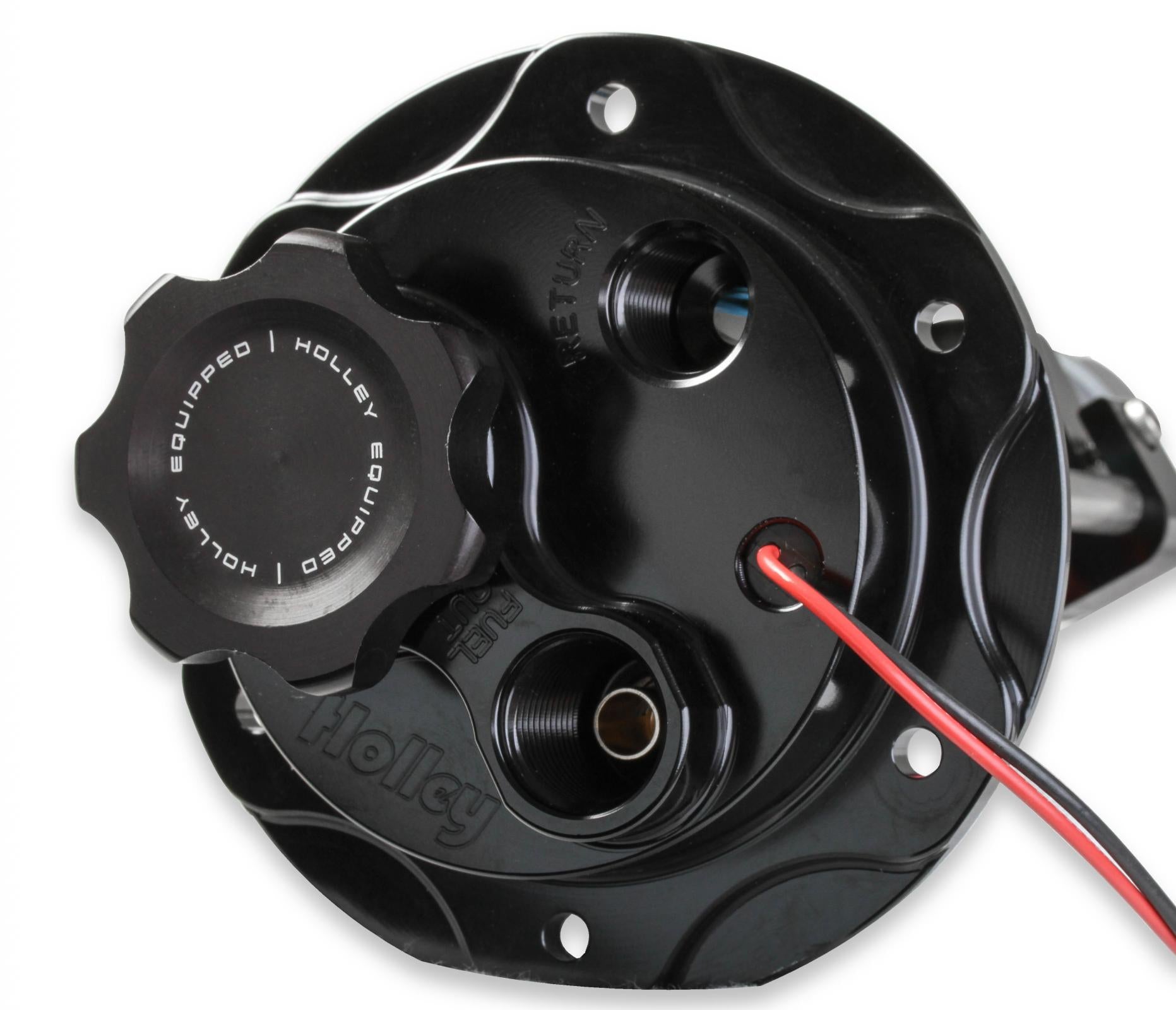 Fuel Cell EFI Pump Module Assembly 6-Bolt Flange 450 LPH Drop-In EFI Holley-1