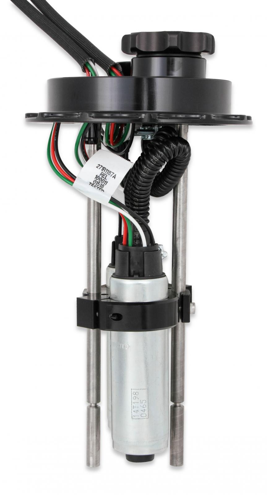 Fuel Cell Pump Module Assembly 6 Bolt Flange with VR Series Brushless Fuel Pumps Street/strip CARB or EFI Applications Supports Up to 4400 EFI or 4800 CARB HP Compatible with Pump Gas, Race Gas, Methanol and E85 Holley-1