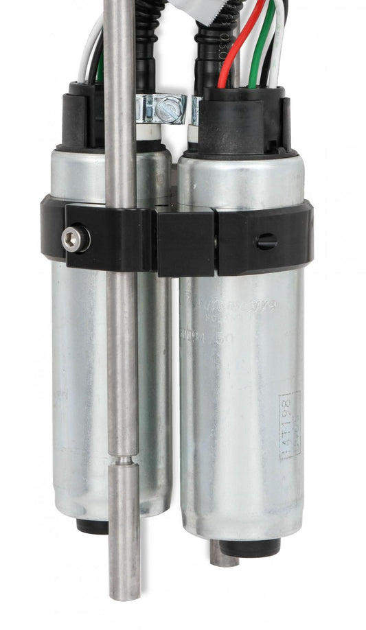 Fuel Cell Pump Module Assembly 12 Bolt Flange with VR Series Brushless Fuel Pump Street/strip CARB or EFI Applications Supports Up to 4400 EFI or 4800 CARB HP Compatible with Pump Gas, Race Gas, Methanol and E85 Holley-1