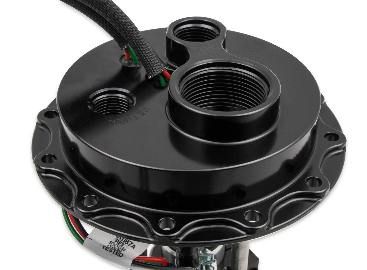 Fuel Cell Pump Module Assembly 12 Bolt Flange with VR Series Brushless Fuel Pump Street/strip CARB or EFI Applications Supports Up to 4400 EFI or 4800 CARB HP Compatible with Pump Gas, Race Gas, Methanol and E85 Holley-4