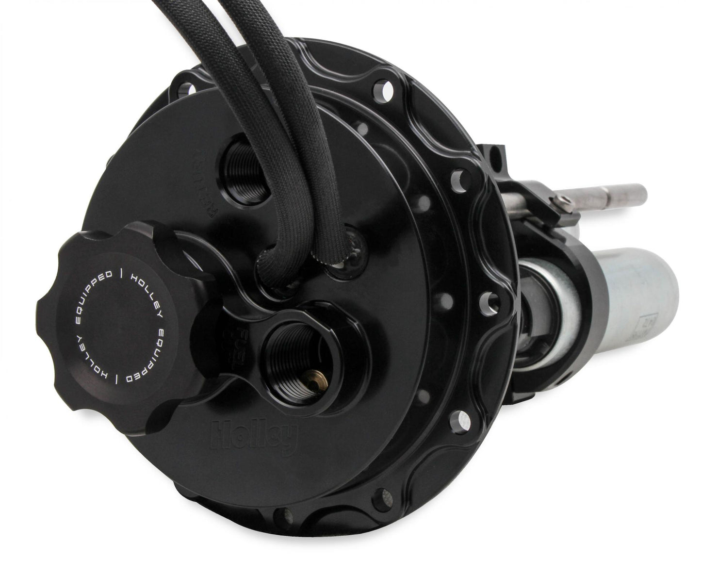Fuel Cell Pump Module Assembly 12 Bolt Flange with VR Series Brushless Fuel Pump Street/strip CARB or EFI Applications Supports Up to 4400 EFI or 4800 CARB HP Compatible with Pump Gas, Race Gas, Methanol and E85 Holley-5