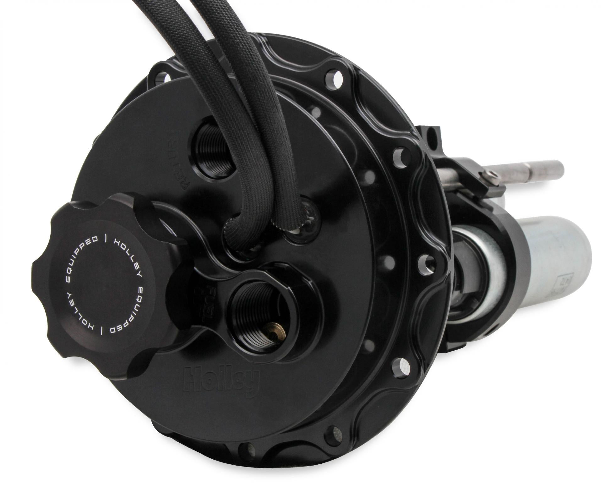 Fuel Cell Pump Module Assembly 12 Bolt Flange with VR Series Brushless Fuel Pump Street/strip CARB or EFI Applications Supports Up to 4400 EFI or 4800 CARB HP Compatible with Pump Gas, Race Gas, Methanol and E85 Holley-5