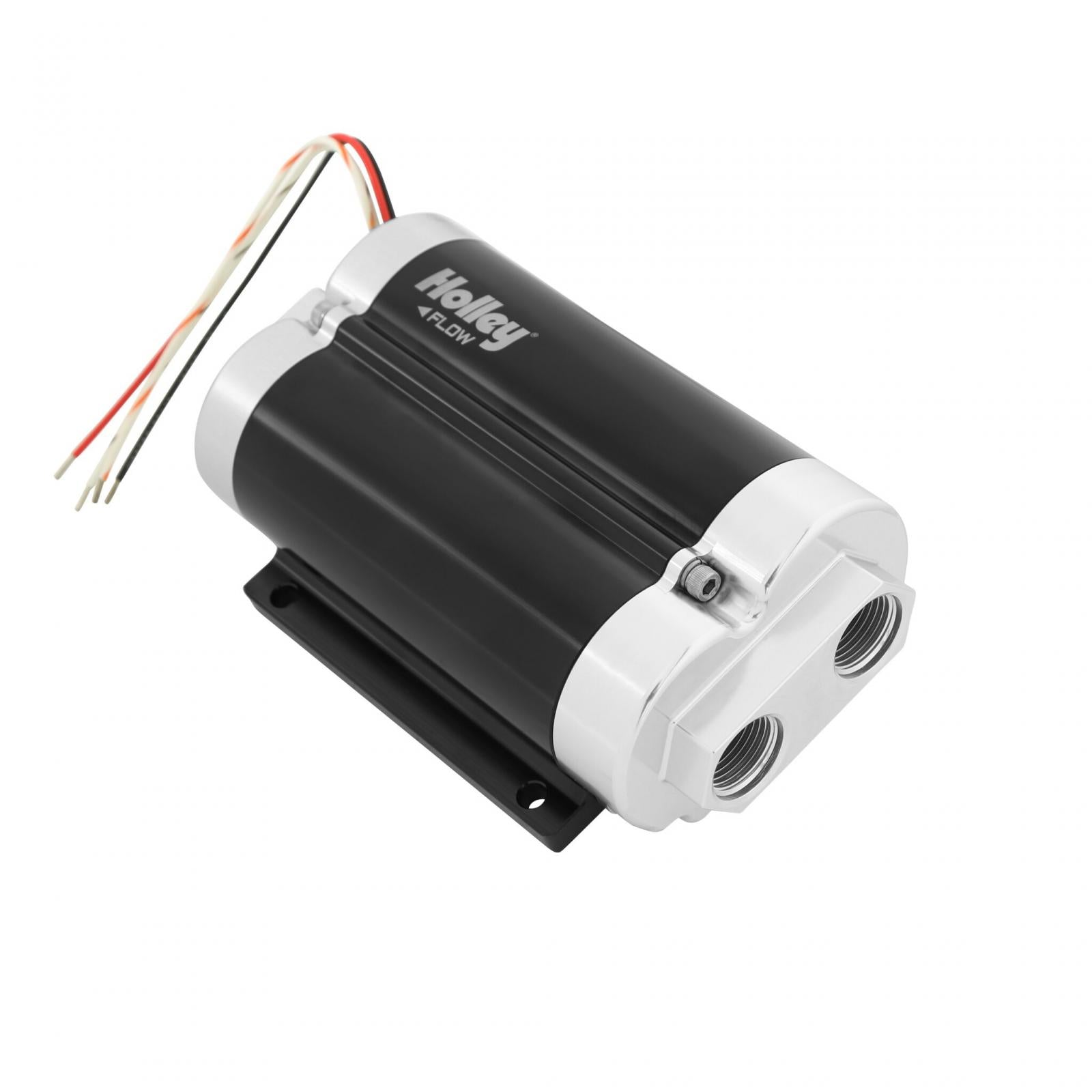 160 GPH Dominator In-Line Billet Fuel Pump (dual Inlet) Street/strip CARB or EFI Applications Supports Up to 1600 EFI or 1800 CARB HP Compatible with Pump Gas and Race Gas Holley-1