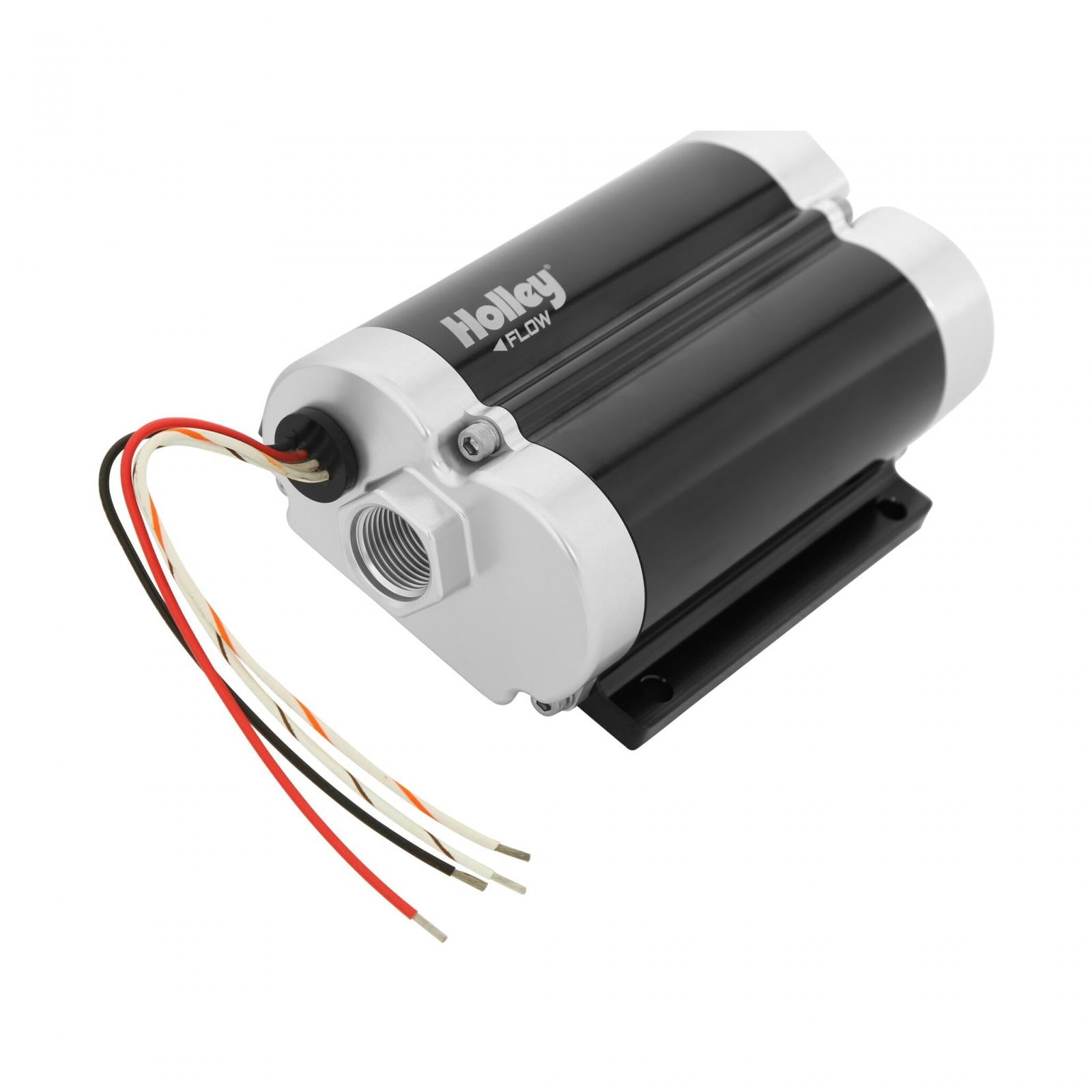 160 GPH Dominator In-Line Billet Fuel Pump (dual Inlet) Street/strip CARB or EFI Applications Supports Up to 1600 EFI or 1800 CARB HP Compatible with Pump Gas and Race Gas Holley-2