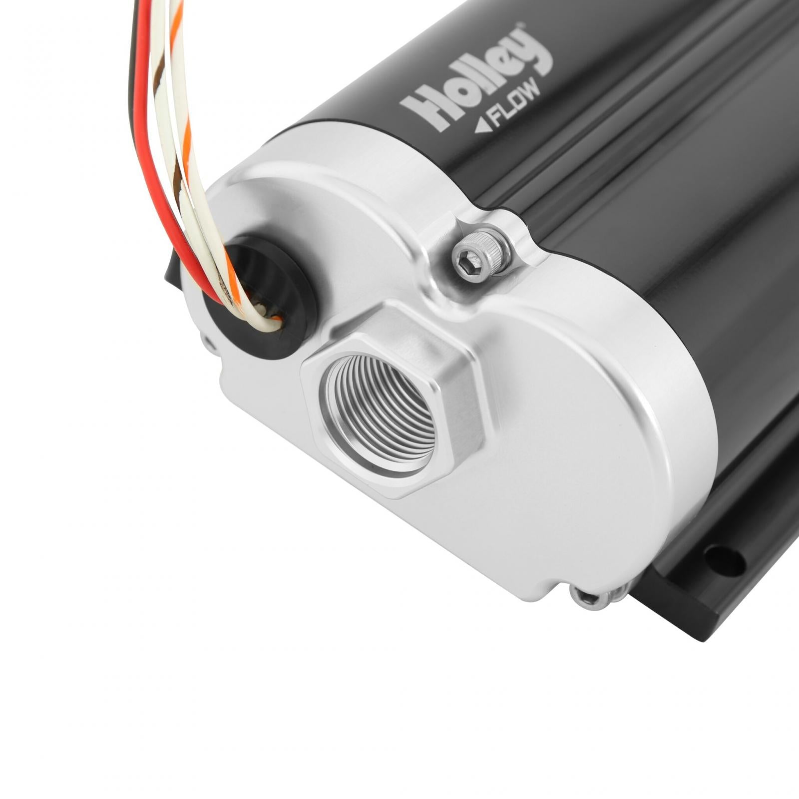 200 GPH Dominator In-Line Billet Fuel Pump (dual Inlet) CARB or EFI Applications Supports Up to 1800 EFI or 2100 CARB HP Compatible with Pump Gas, Race Gas, Diesel or E85 Holley-2