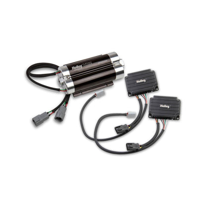 VR2 Brushless Fuel Pump W/controller-Dual 10AN Inlet Street/strip CARB or EFI Applications Supports Up to 4400 EFI or 4800 CARB HP Compatible with Pump Gas, Race Gas, Methanol and E85 Holley