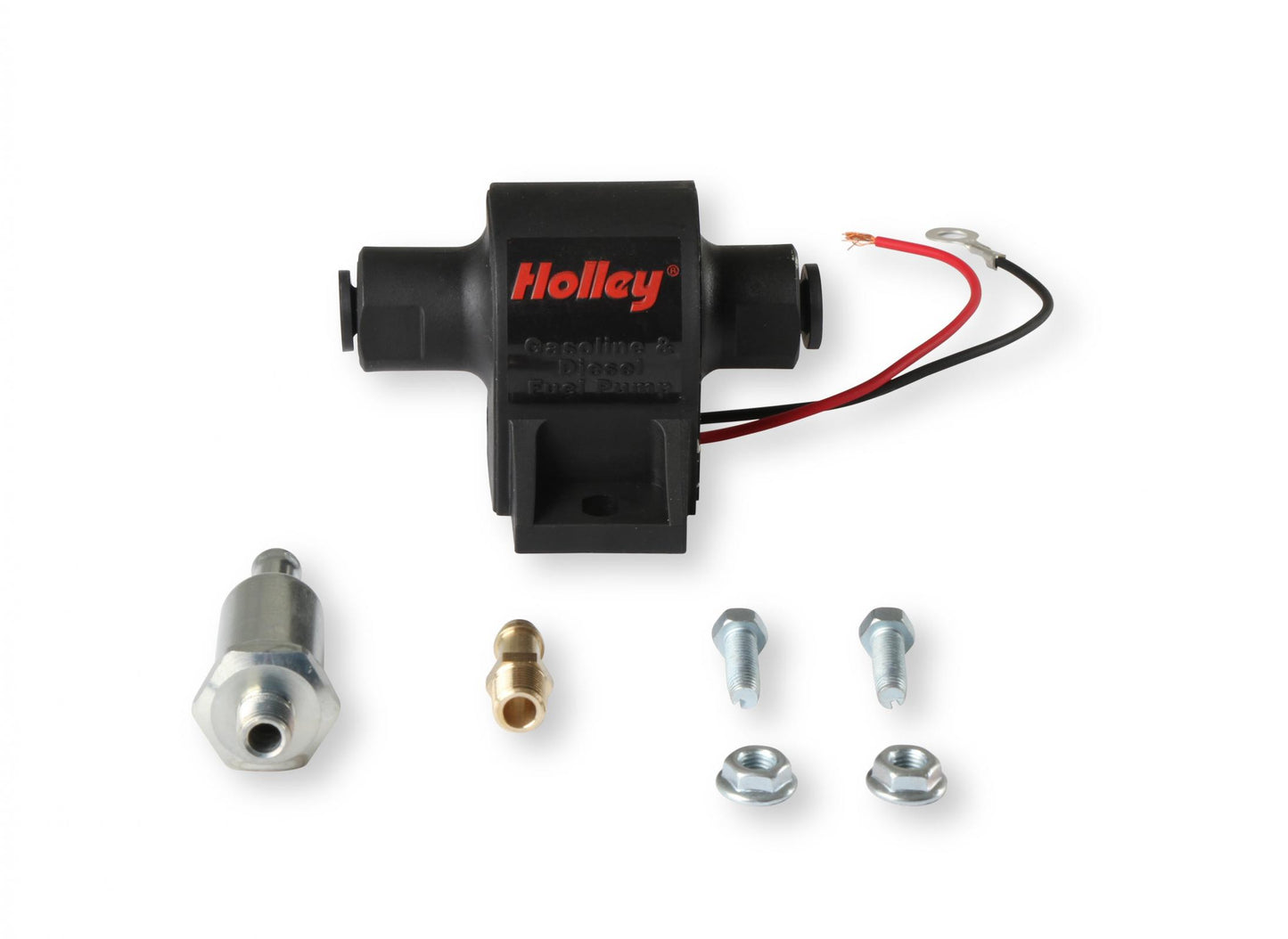 25 GPH Mighty MITE Electric Fuel Pump, 1.5-2.5 PSI Power Sport and Lawn & Garden Fuel Pump Compatible with All Fuels and Fuel Additives Holley-1